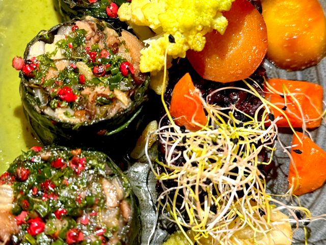 restaurant la terrasse maki végétarien